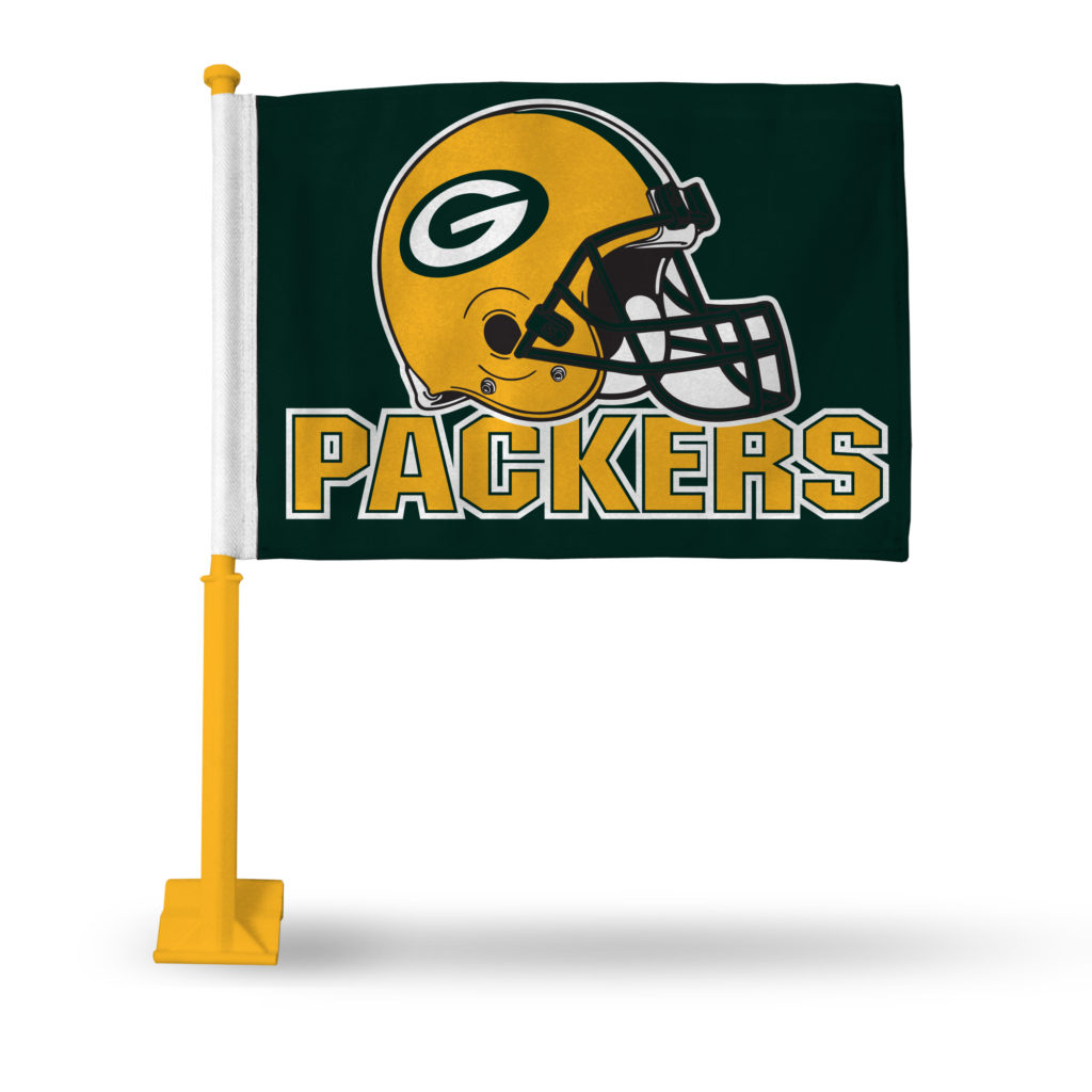 Official Licensed NFL Car Flag Green Bay Packers 3 Day Flags