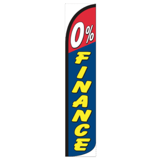 0% Finance Wind-Free Feather Flag
