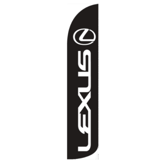 Lexus Wind-Free Feather Flag