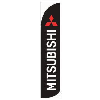 Mitsubishi Wind-Free Feather Flag