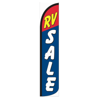 RV Sale Wind-Free Feather Flag