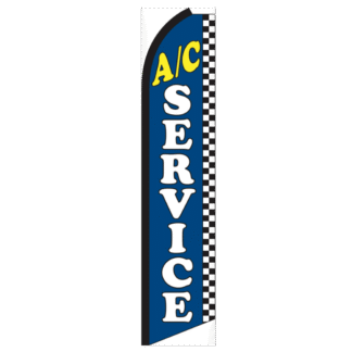 A/C Service Swooper Feather Flag