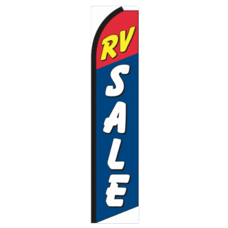RV Sale Swooper Feather Flag