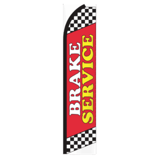 Brake Service Swooper Feather Flag