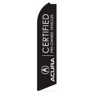 Acura Certified Swooper Feather Flag
