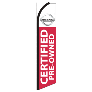 Nissan Certified Swooper Feather Flag