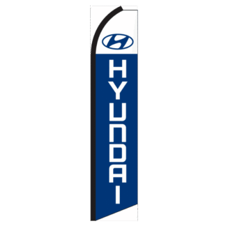 Hyundai Swooper Feather Flag