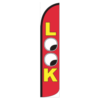 LOOK Wind-Free Feather Flag