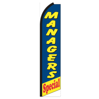 Managers Special Swooper Feather Flag