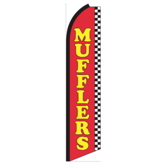 Mufflers Swooper Feather Flag