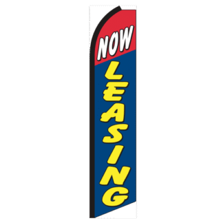 Now Leasing Swooper Feather Flag