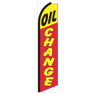 Oil Change Swooper Feather Flag