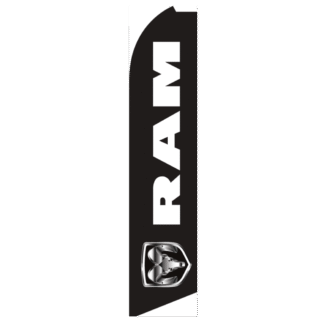 Ram Swooper Feather Flag