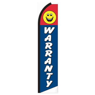 Warranty Swooper Feather Flag