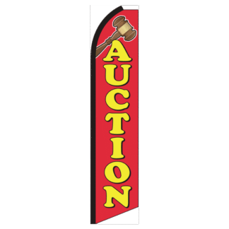 Auction Swooper Feather Flag