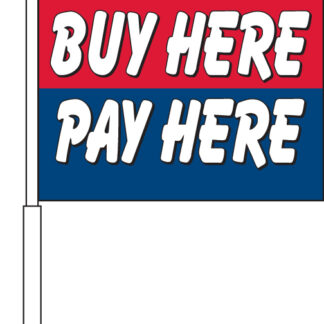 Buy Here Pay Here Car Flag