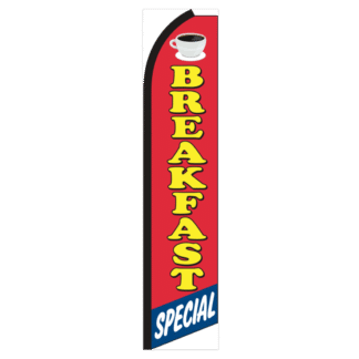 Breakfast Special Swooper Feather Flag