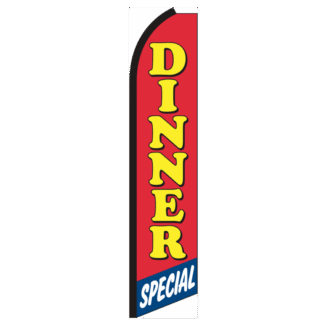 Dinner Special Swooper Feather Flag