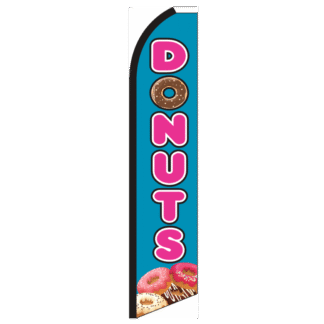 Donuts Swooper Feather Flag