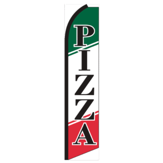 Pizza Swooper Feather Flag