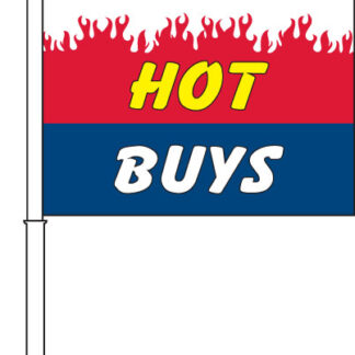 Hot Buys Car Flag