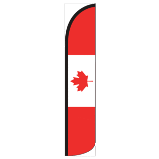 Canada Wind-Free Feather Flag