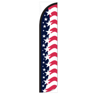 Star Spangled Banner Wind-Free Feather Flag