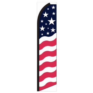Stars & Bars Swooper Feather Flag