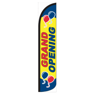 Grand Opening Wind-Free Feather Flag
