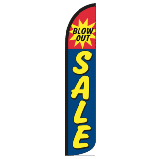 Blow Out Sale Wind-Free Feather Flag