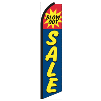 Blow Out Sale Swooper Feather Flag