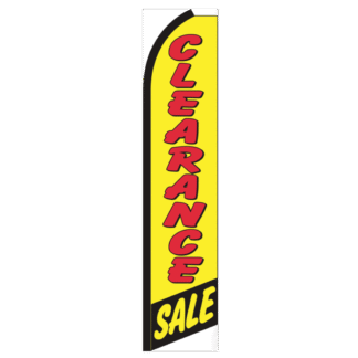 Clearance Sale Swooper Feather Flag