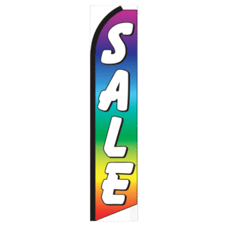 Sale Rainbow Swooper Feather Flag