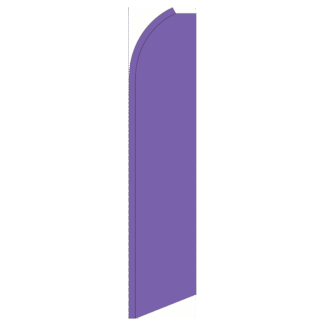 Solid Purple Swooper Feather Flag