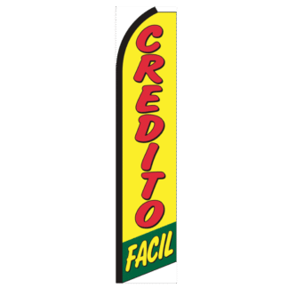 Credito Facil Swooper Feather Flag