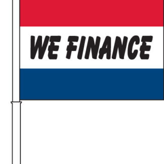 We Finance Car Flag