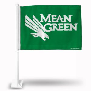Car Flag North Texas Mean Green - FG261603